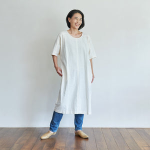 <b>ドルマン風チュニック</b>Aizu cotton dolman style tunic